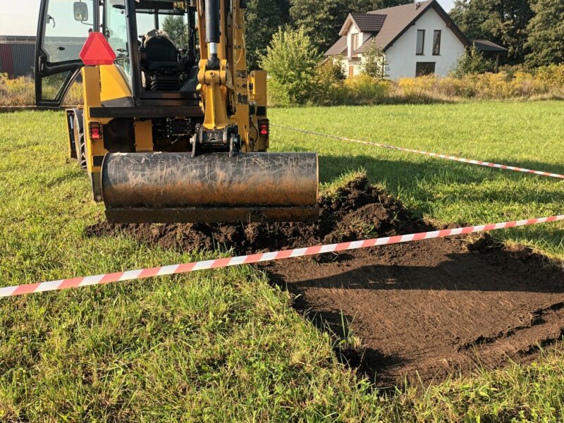 Usługi koparko-ładowarką